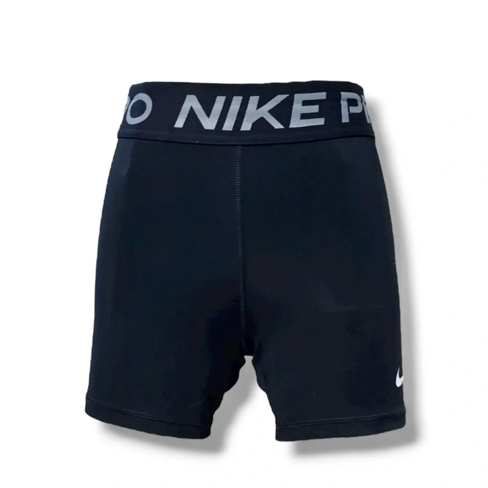 NIKE PRO DRI-Fit 5” Shorts Black/Grey Size Small - Picture 2 of 13